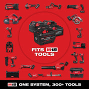 M18 system - one system, 300+ tools, compatible M18 REDLITHIUM batteries