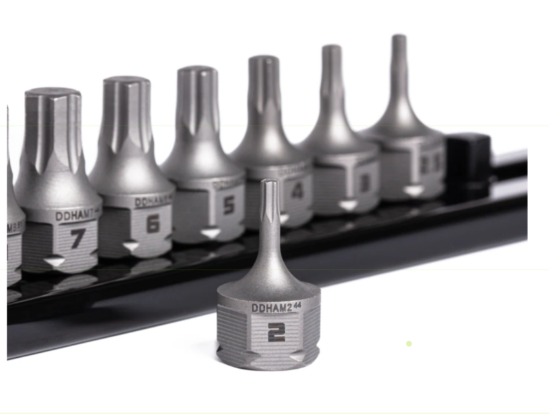 GRIPEDGE 10-PC RPT 1/4'' Drive Low-Profile Metric Hex Dual Action Driver Bit Set Part #DDHAM10S