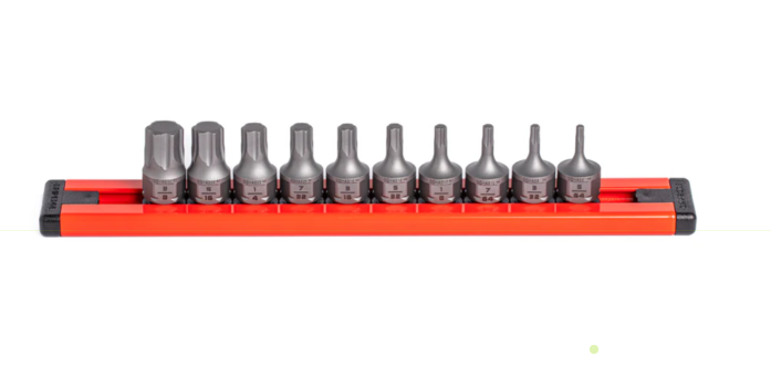 GRIPEDGE 10-PC RPT 1/4'' Drive Low-Profile SAE Hex Dual Action Driver Bit Set Part #DDHAS10S