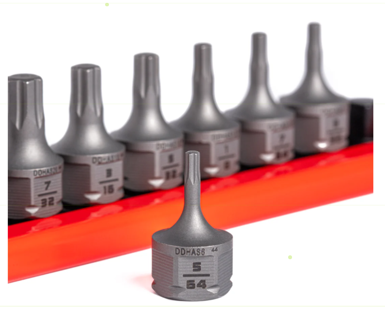 GRIPEDGE 10-PC RPT 1/4'' Drive Low-Profile SAE Hex Dual Action Driver Bit Set Part #DDHAS10S
