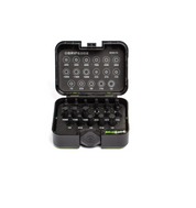 GripEdge | 17-PC RPT 3/8'' Drive Standard Metric & SAE Impact Hex Driver Set Part #MIHB17S