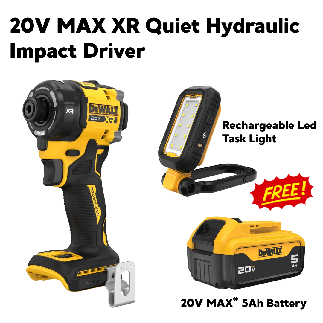 Dewalt 20V MAX XR Quiet  Hydraulic Impact  Drive