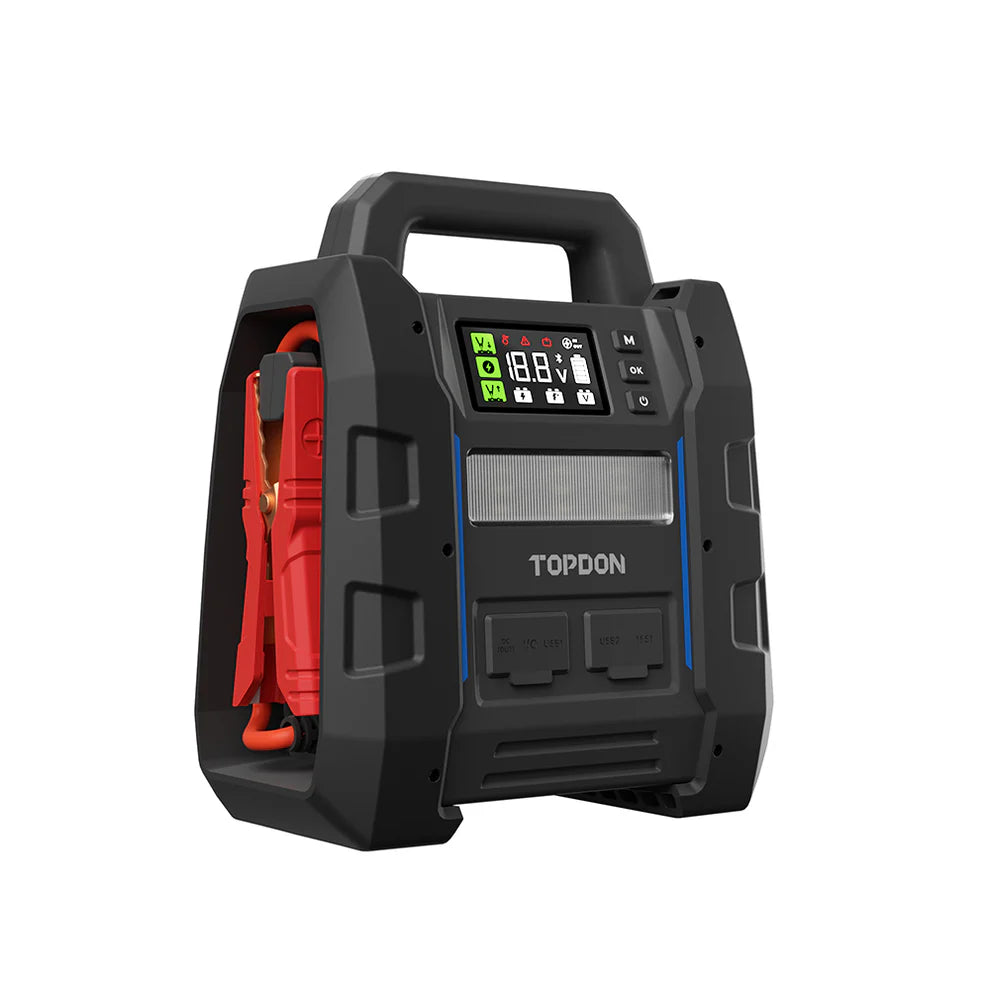 TOPDON 2-in-1 4500 Peak Amp Jump Starter & Battery Tester