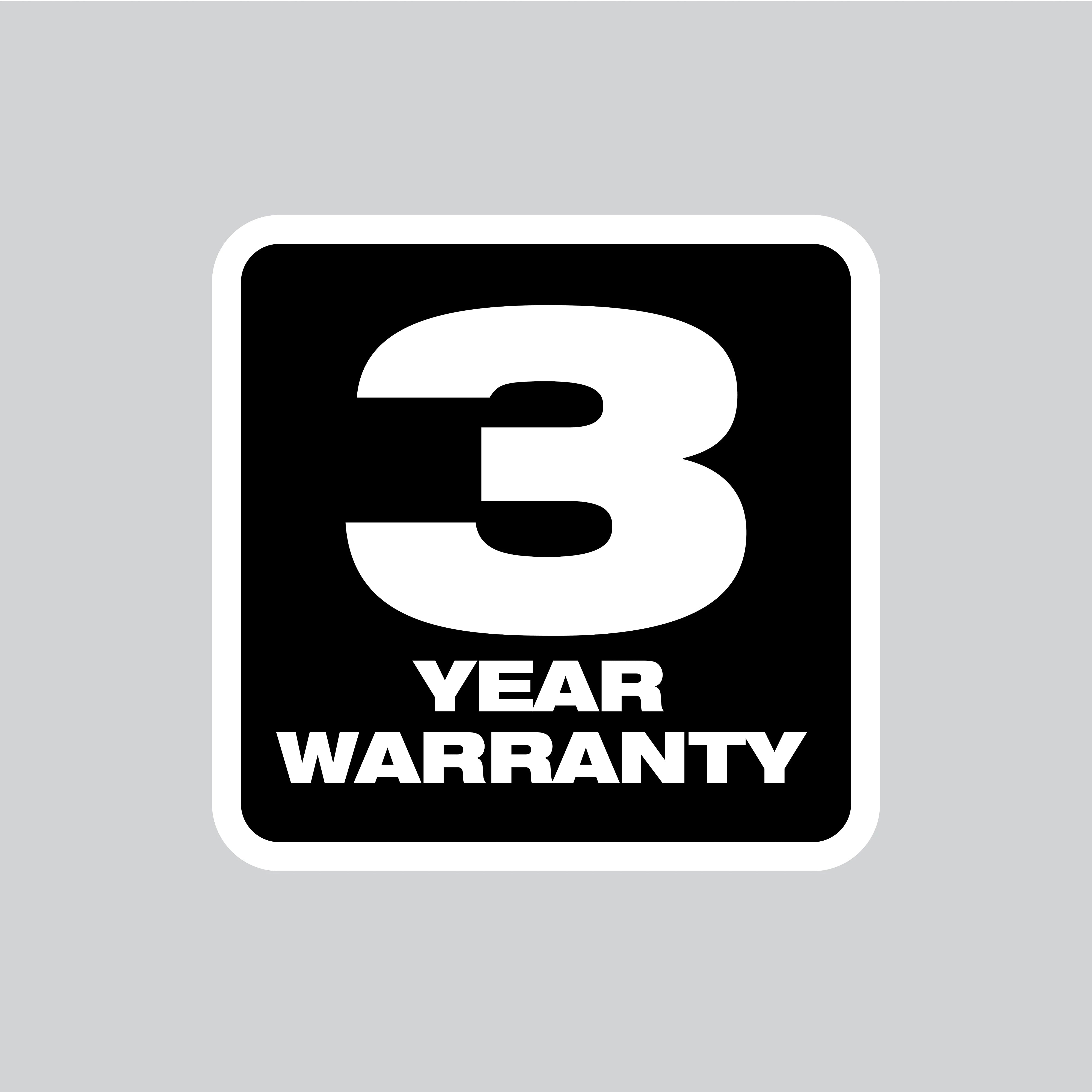 Milwaukee 3-Year Warranty