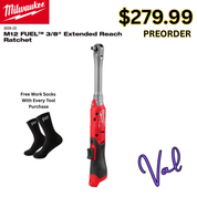 Milwaukee M12 FUEL™ 3/8" Extended Reach Ratchet