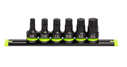 GRIPEDGE RPT Impact Hex Driver Set - 6-Pc 1/2’’ Drive Short SAE Part #IHCS6S