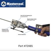 Mastercool Universal Hydraulic Flaring Tool Set With GM Transmission Cooling Lines Dies And D Adapters