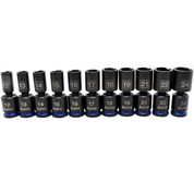 Astro Pneumatic 11-Piece 1/2″ Drive Mid-Length Pinless Universal Impact Sockets – Metric
