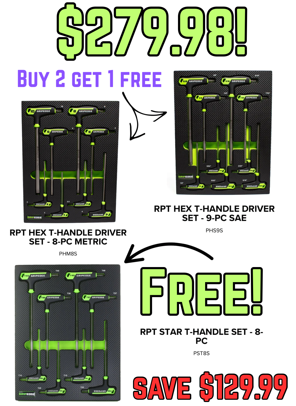 GripEdge T-Handle Promotion