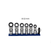 VIM Tools 6 PC. 12PT NANO FLEX OFFSET RATCHETING ATTACHMENT SET – 3/8″ DRIVE (8 – 13MM)