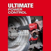 M18 FUEL STRIKER Hammer Chisel loosening lug nuts on a vehicle wheel