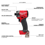 Milwaukee M18 FUEL 1/4" Hex Impact Driver