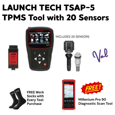 Launch Tech TSAP-5 TPMS Tool with 20 Sensors