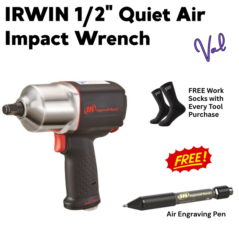 IR 1/2" Quiet Air Impact Wrench