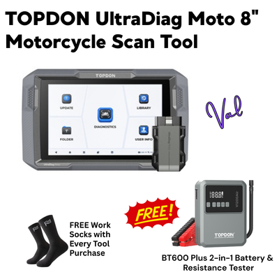 TOPDON UltraDiag Moto 8" Motorcycle Scan Tool