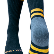 Yellow Crew Length Work Socks