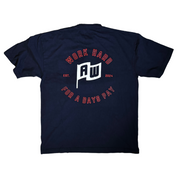 Days Pay Pocket Navy T Shirt