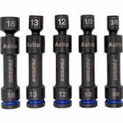 1/2” Drive 12 Point Pinless Heavy-Duty Driveline Impact Socket Set