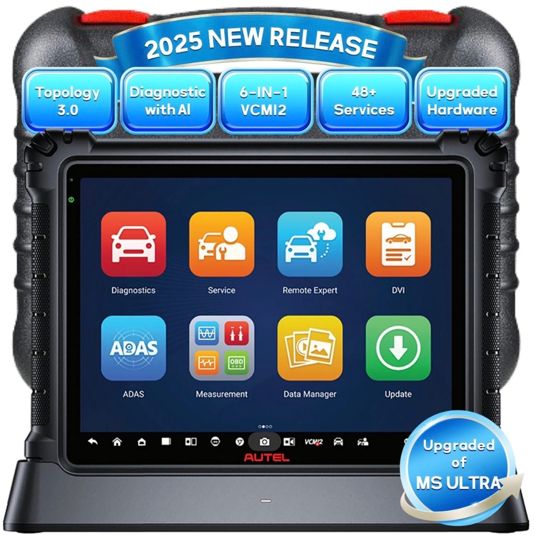 Autel MaxiSYS MS Ultra S2 (US Ver) | AUTEL Top-of-the-Line Diagnostic Scanner & VCMI 2 | US Version with Local Warranty & Support