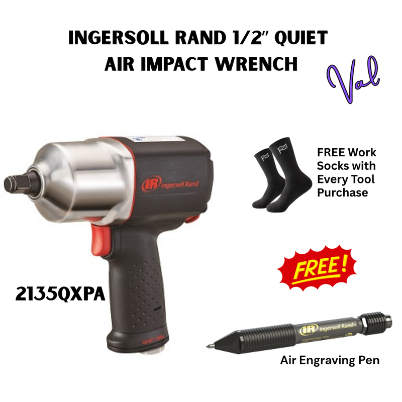IR 1/2" Quiet Air Impact Wrench