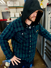 Cold Shop Sherpa Flannel Jacket