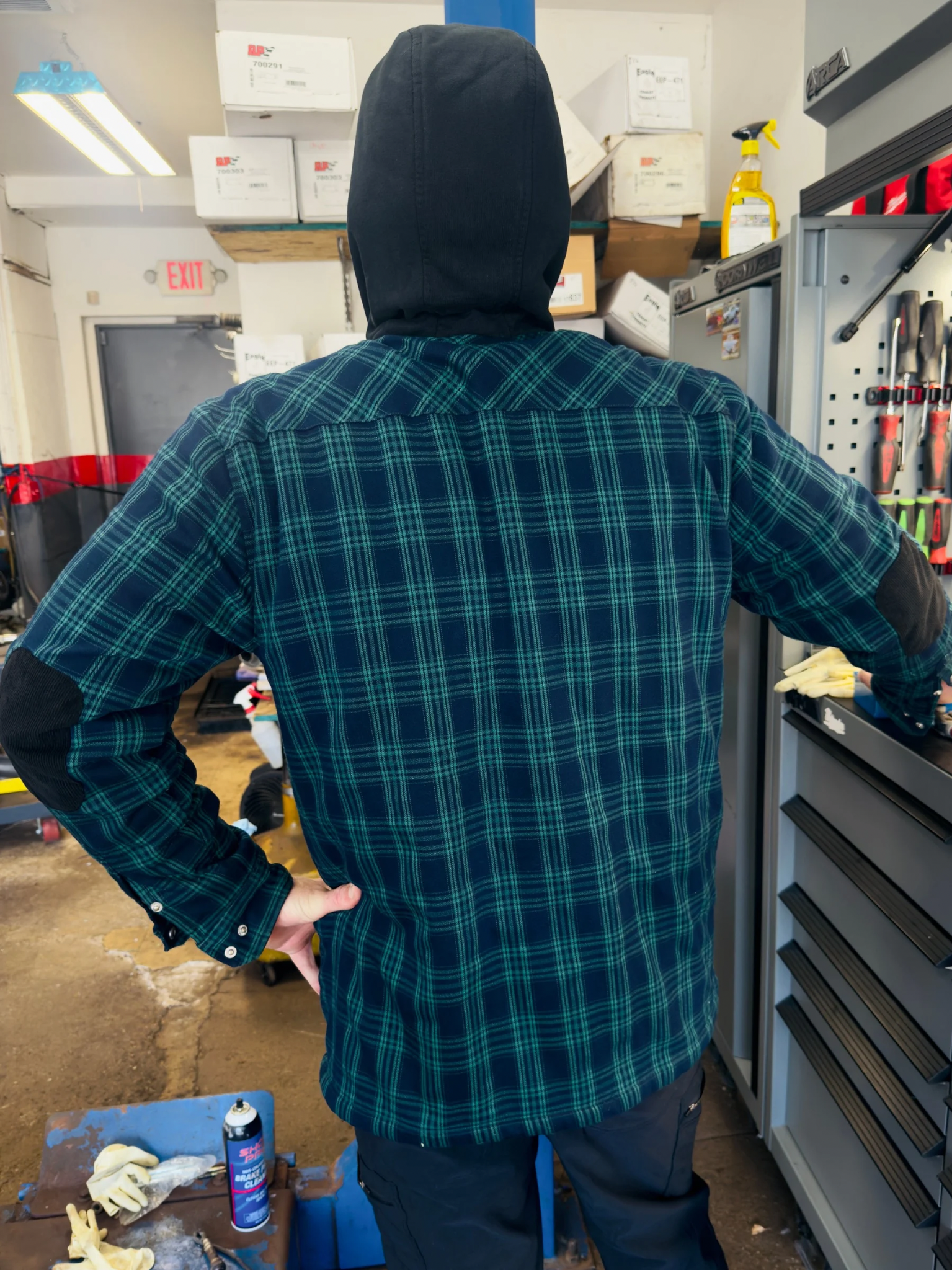 Cold Shop Sherpa Flannel Jacket