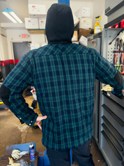 Cold Shop Sherpa Flannel Jacket
