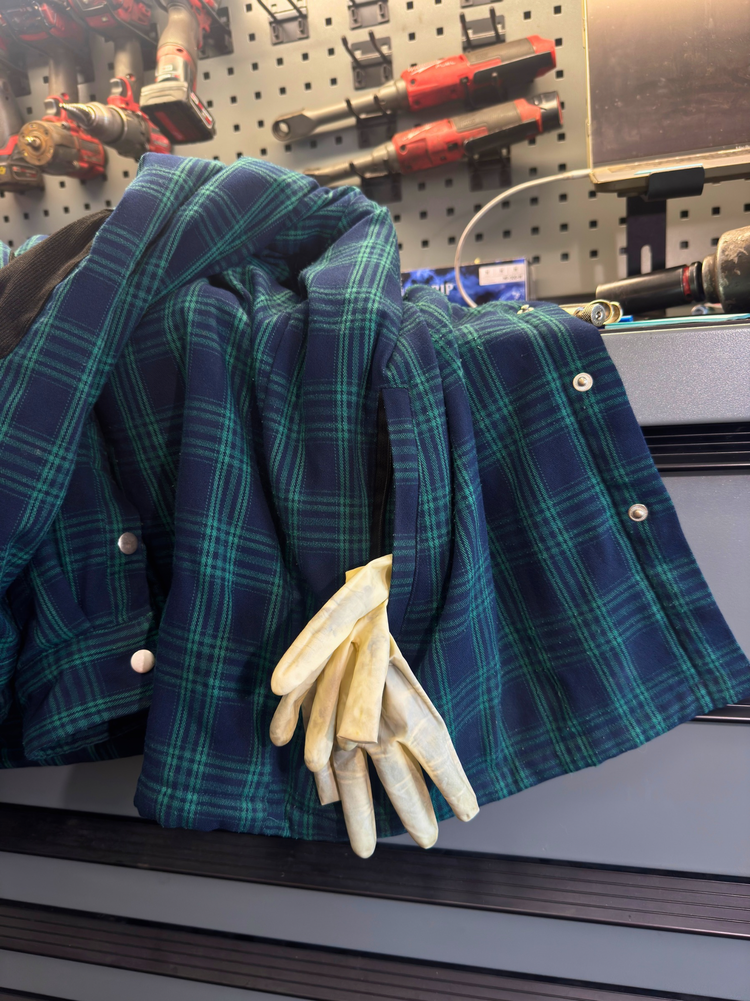 Cold Shop Sherpa Flannel Jacket