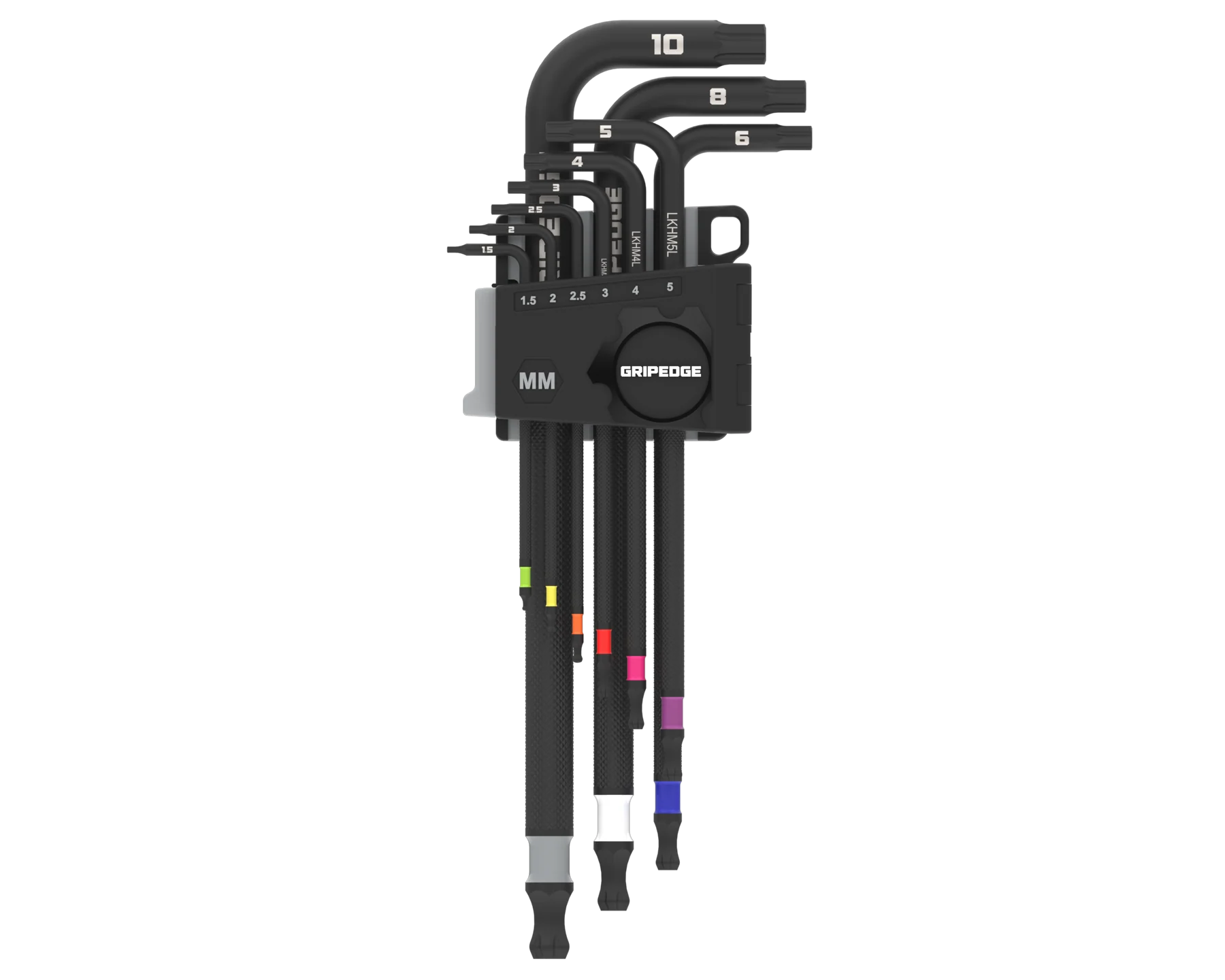 GripEdge 9-PC RPT Long Metric Hex Key Set