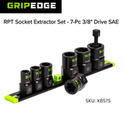 GripEdge RPT Socket Extractor Set - 7-Pc 3/8" Drive SAE