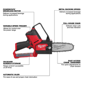 M12 FUEL™ HATCHET™ 6” Pruning Saw with FREE XC 5.0 Battery