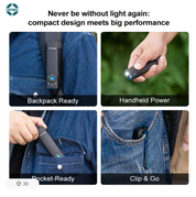 Olight Arkfeld Pro Flat EDC Flashlight with LED Light UV and Laser