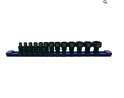 Astro Pneumatic 13-Piece 1/4″ Drive Low Profile Nano Impact Sockets – Metric