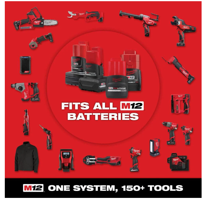 Milwaukee M12 FUEL 1/4 Inch Subcompact Impact Wrench with Friction Ring (Bare Tool)