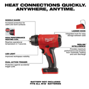 M18™ Compact Heat Gun with Free M18 2.0 Battery