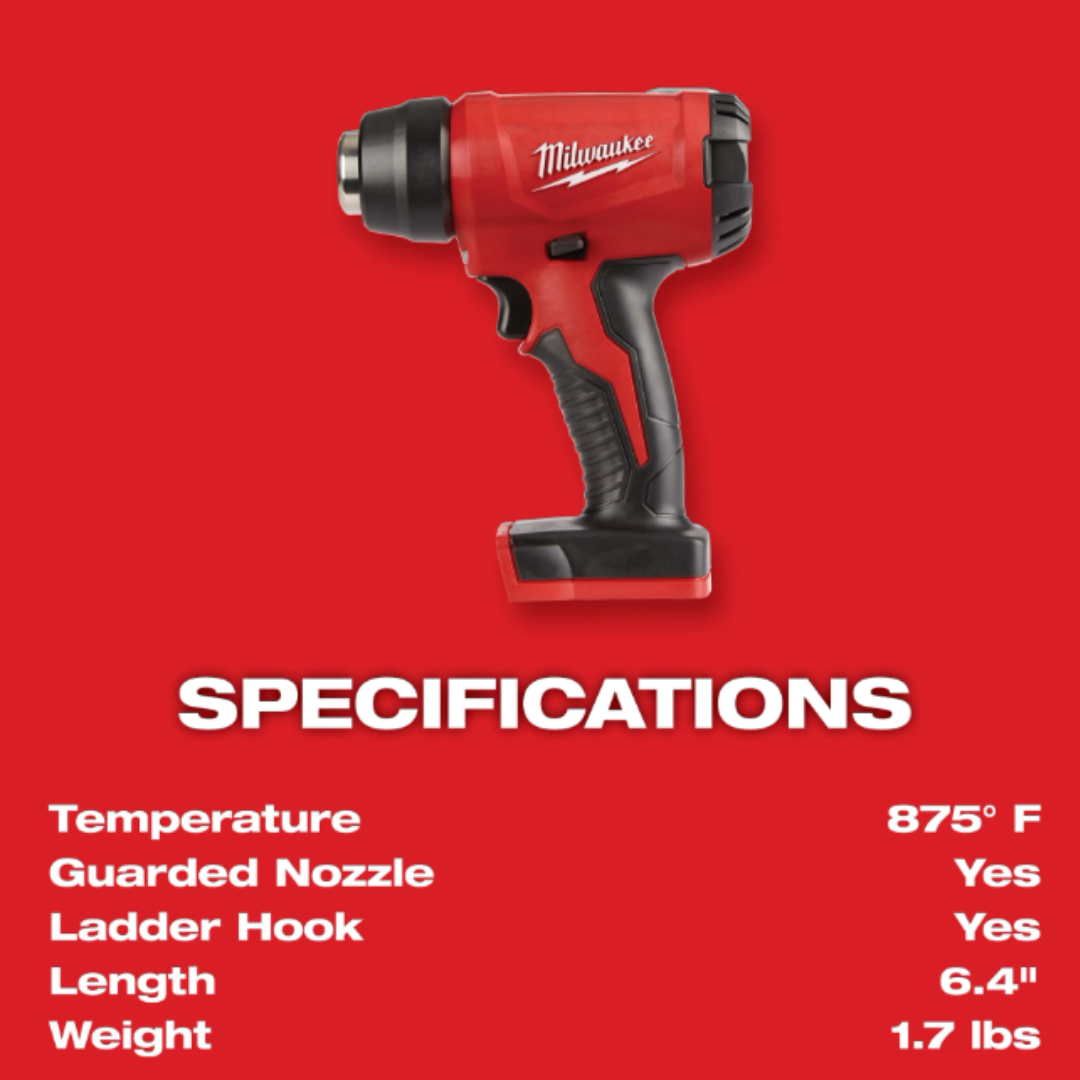 M18™ Compact Heat Gun with Free M18 2.0 Battery