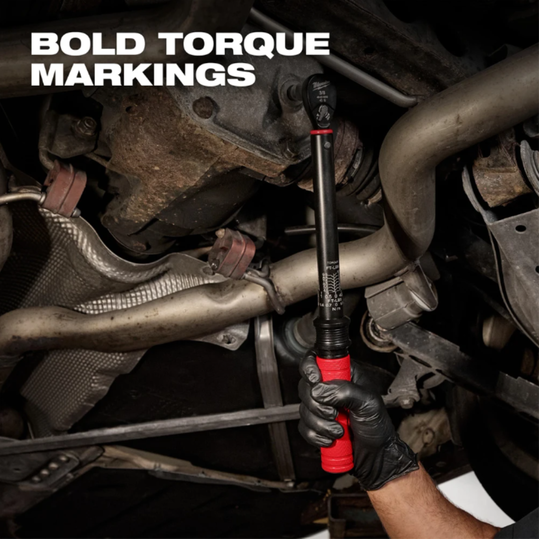 Milwaukee Tools 3/8” Drive Click Torque Wrench (20-100 ft·lbf) PREORDER