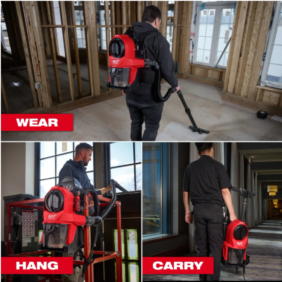 M18 FUEL 3-in-1 Backpack Vacuum 0895-20 with Free XC5.0 Battery