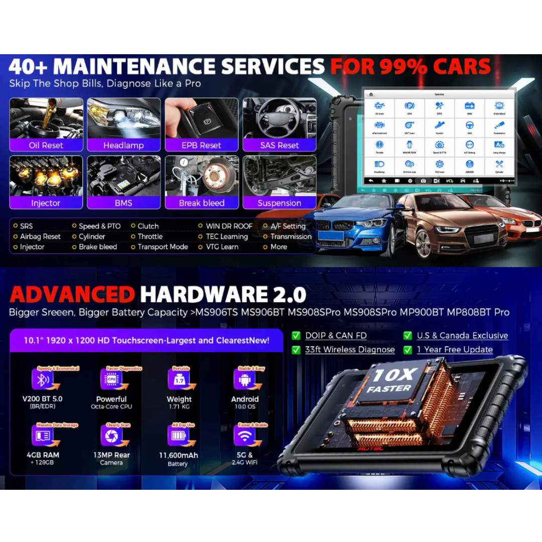 Autel MS906MAX & MX900 Automotive Diagnostic Kit
