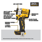 DeWalt 3/8" Atomic Impact Wrench  Bundle
