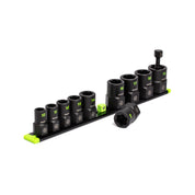 GripEdge XBM10S 10-Pc 3/8 inch Drive Metric Socket Extractor Set