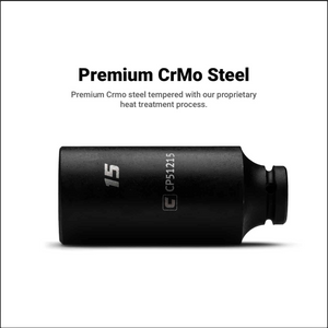 Capri Tools 1/4″ Drive Master Impact Socket Set, 4 – 15 mm