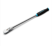 Capri 1/4" 90-Tooth Extra Long Locking Flex-Head Soft Grip Ratchet