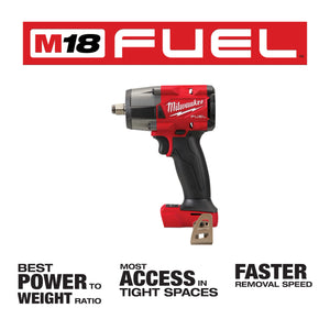 Milwaukee M18 FUEL 1/2 Compact Impact Wrench