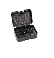 GripEdge | 17-PC RPT 3/8'' Drive Standard Metric & SAE Impact Hex Driver Set Part #MIHB17S