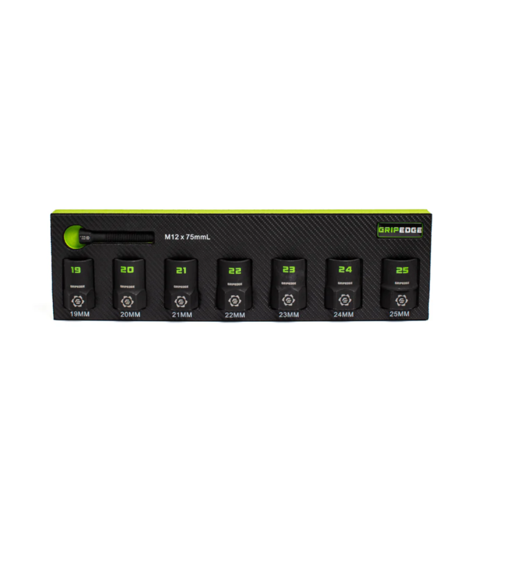 Gripedge RPT Socket Extractor Set - 7-Pc 1/2" Drive Metric