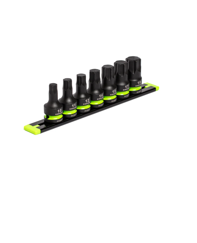 GRIPEDGE RPT Impact Hex Driver Set - 7-Pc 1/2’’ Drive Short Metric Part #IHCM7S