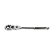 GripEdge 1/4" Drive Standard Flex Head 7/16 Hex Low Profile Dual Action Driver Ratchet - New Product