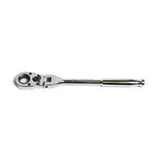 GripEdge 1/4" Drive Standard Flex Head 7/16 Hex Low Profile Dual Action Driver Ratchet - New Product