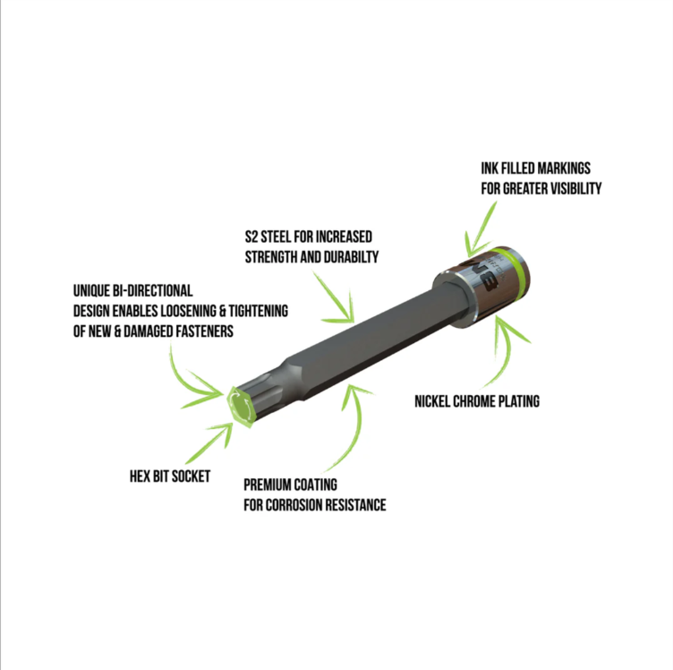GripEdge Long Hex Driver Set PROMO